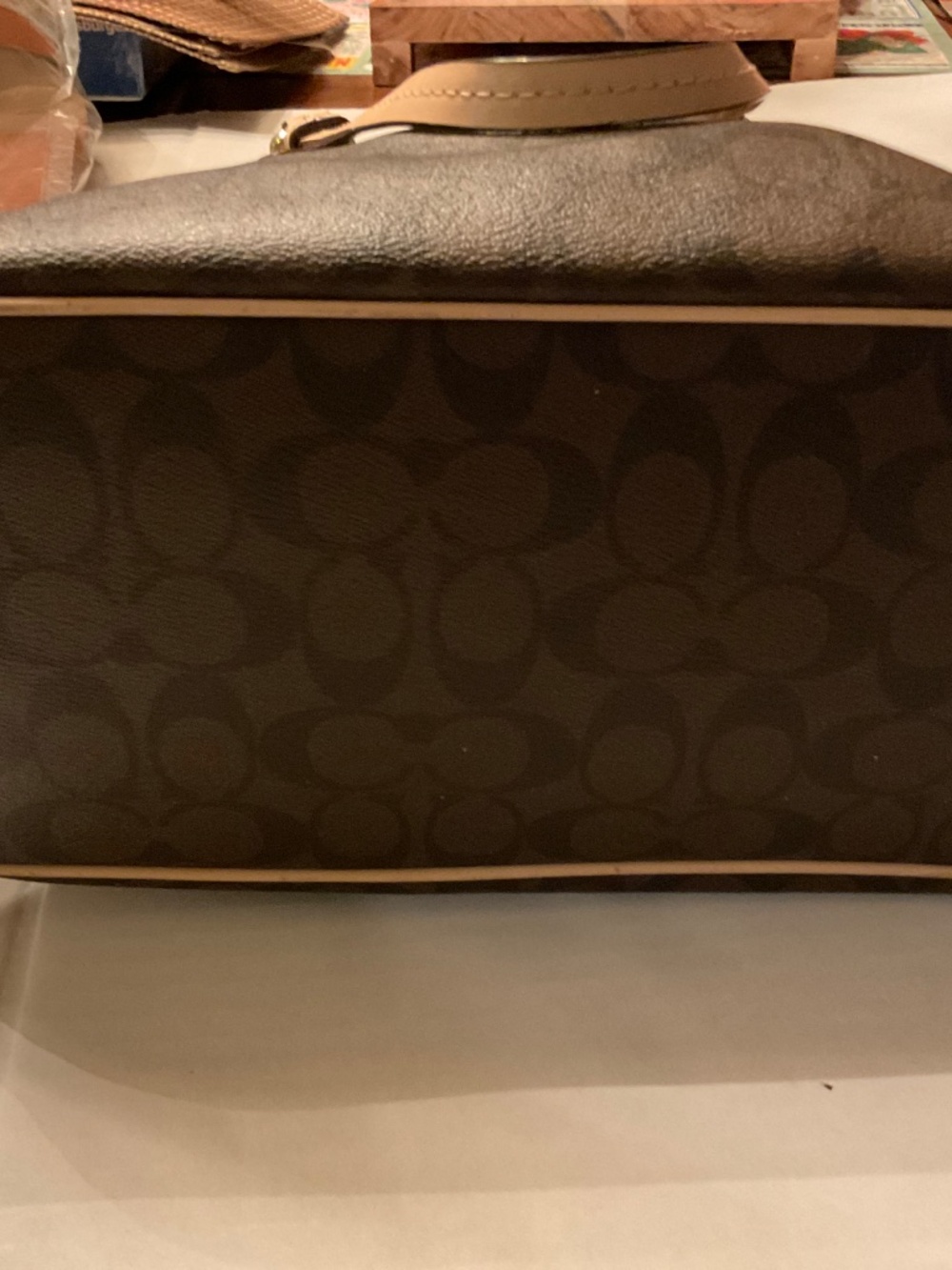 Coach F26184 Signature Peyton Cora Domed Satchel bag - Picture 3 of 12